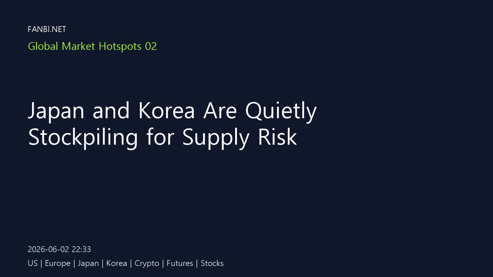 Oil Whiplash Is the Real Global Hotspot: Brent, U.S. Crude Exports, Japan-Korea Stockpiling and Airline Pain Are Tied Together