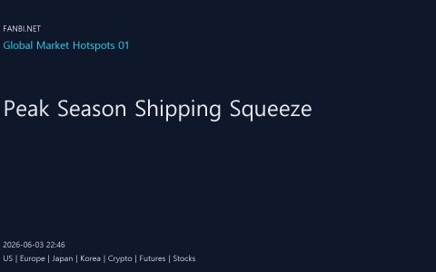 Container Shipping Squeeze Trade 1
