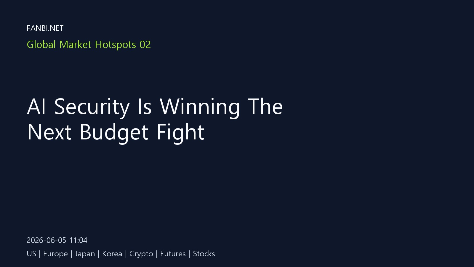 AI Security Is Becoming a Risk-Budget Trade