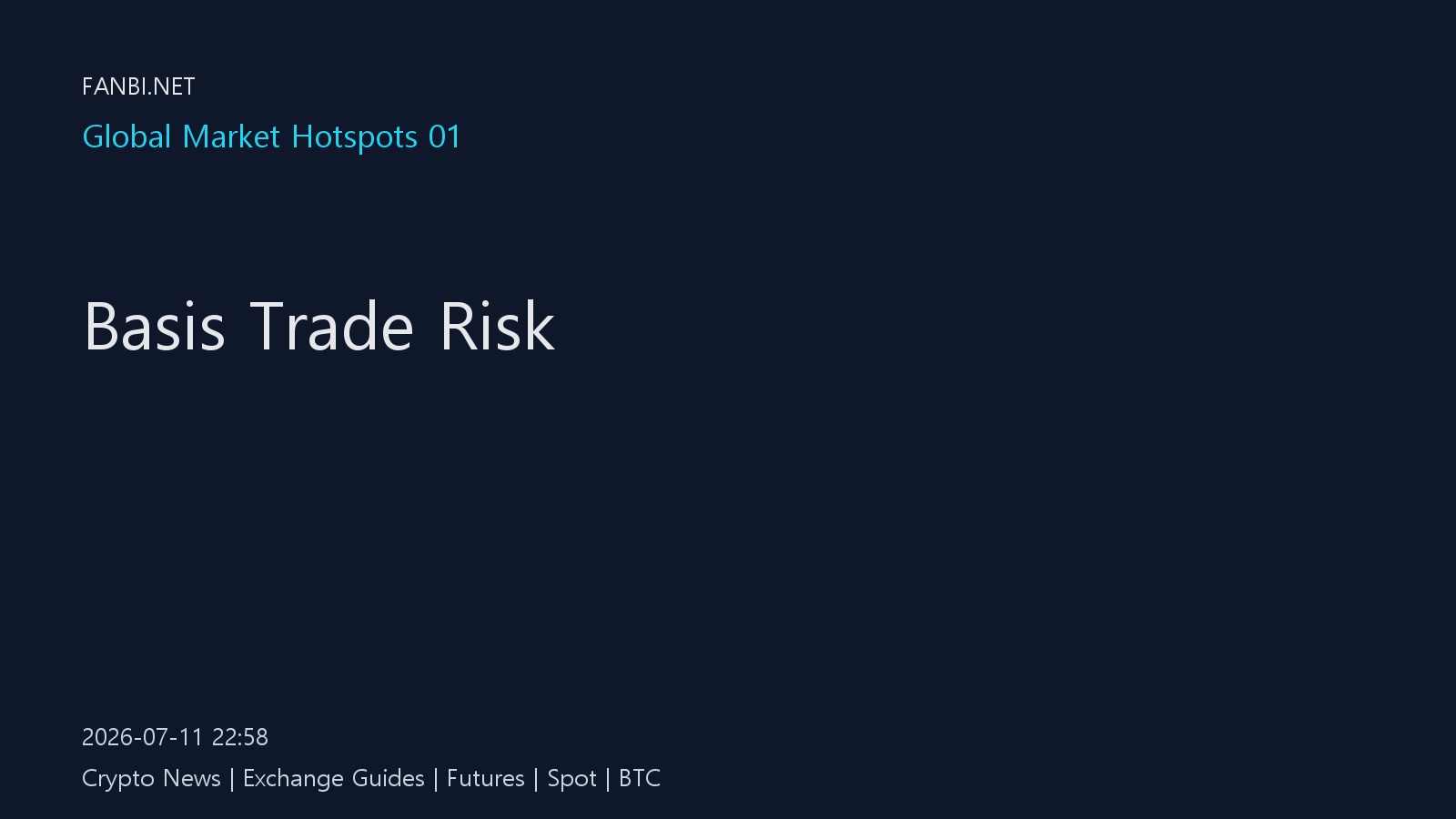 Crypto basis trades are not free yield