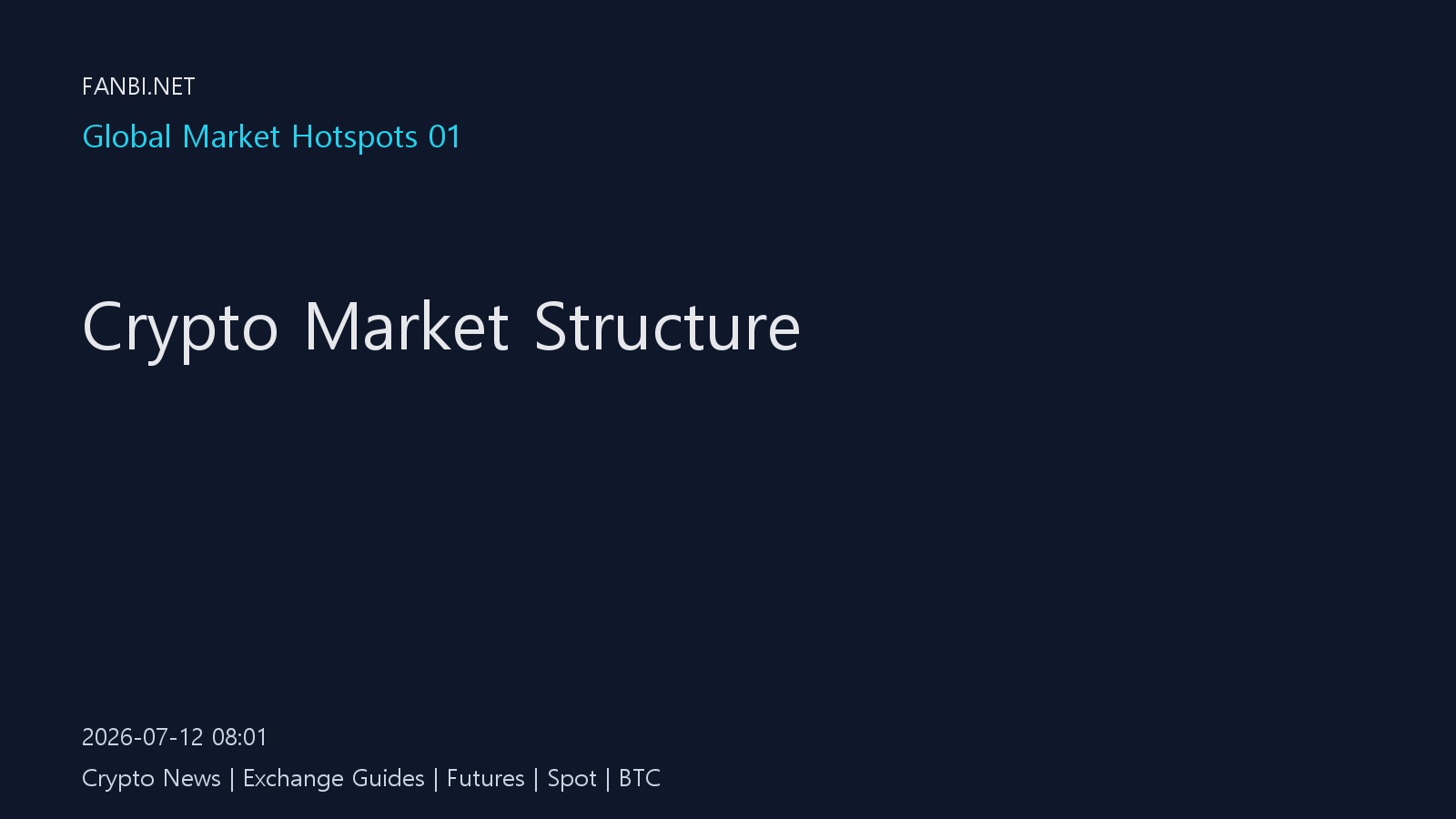 Crypto market-structure rules matter more to traders than the bill name