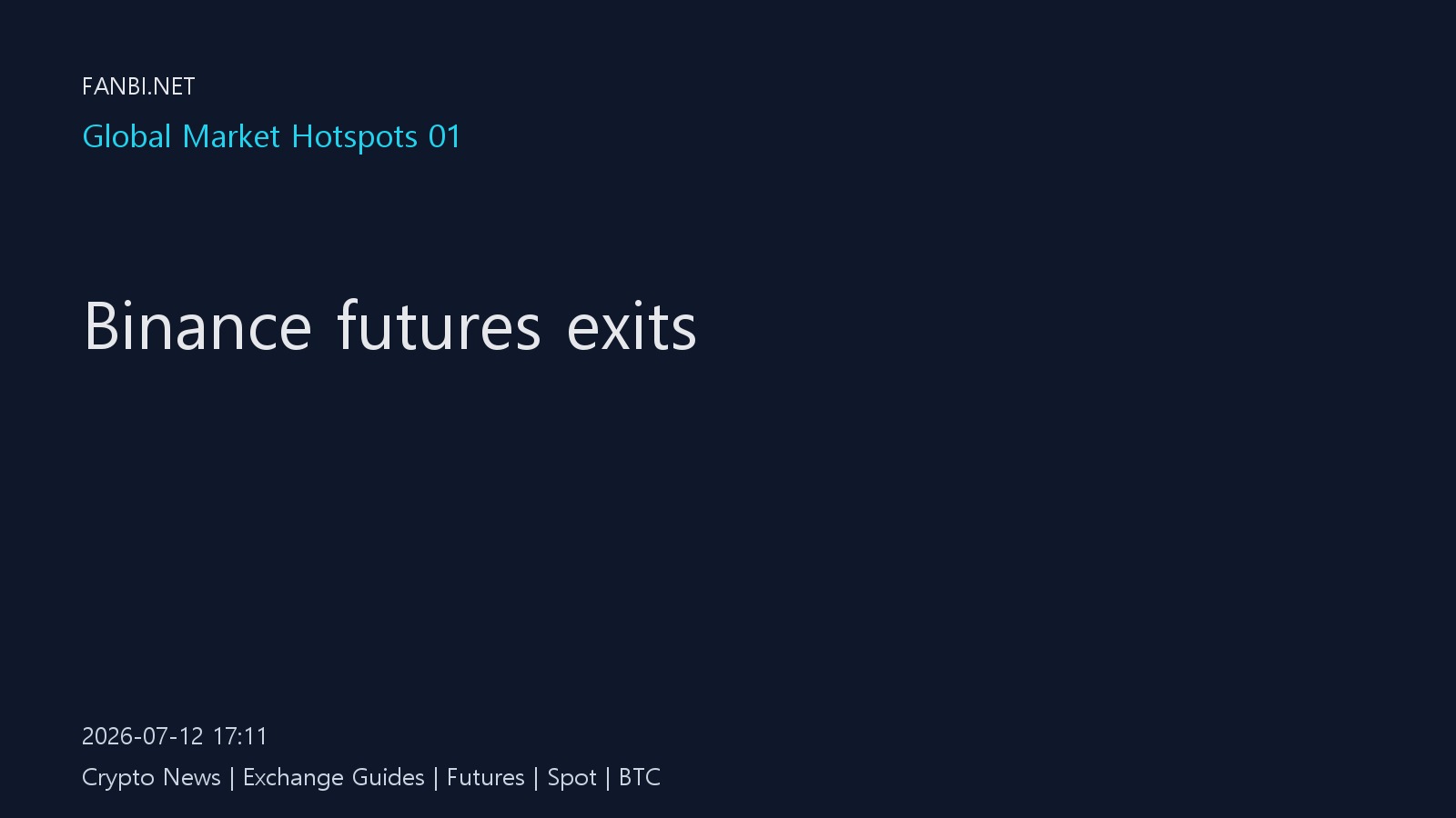 Use Binance Futures TP/SL as a risk plan, not a panic button