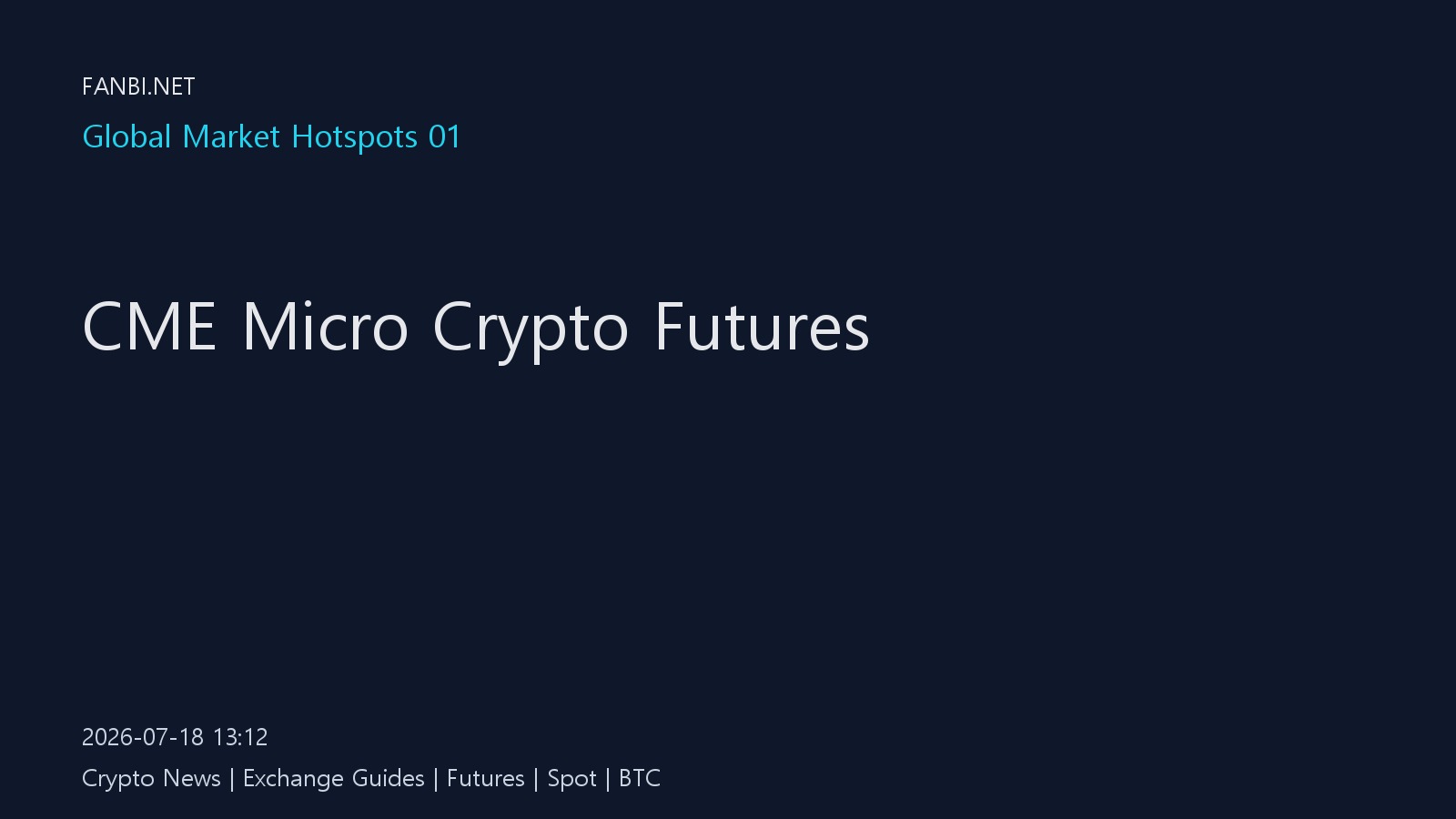 CME micro crypto futures are for defined exposure, not spot-coin replacement